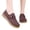 Purple, variant on Women's Breathable Mesh Slip-On Loafers, Adjustable Strap Mary Jane Flats, Wide Round Toe Casual Walking Shoes, Lightweight Non-Slip Comfortable Sneakers for Office Work & Daily Wear Brown