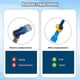 thumbnail image 4 of 10pcs Mouthpiece Replacement for Camelbak, Blue Silicone Bite Valve Replacement, 4 of 5