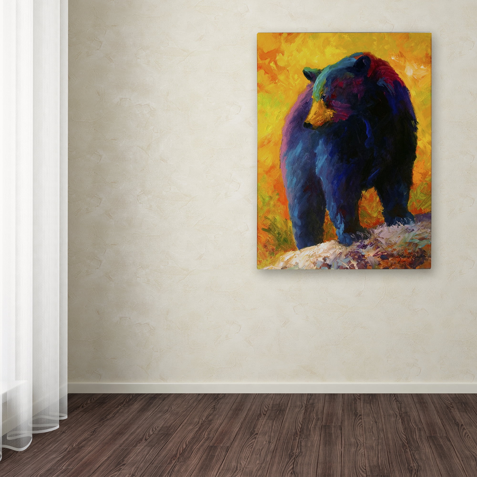 Trademark Fine Art 'Checking Smorg' Canvas Art by Marion Rose