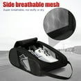 thumbnail image 3 of Bolsa de soporte para zapatos de golf JShteea bolsa de transporte de nailon con cremallera transpirable, 3 of 8