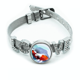 thumbnail image 1 of Japón koi fish estilo de acuarela Pulsera pulsera pulsera de cristal amor pulsera ajustable, 1 of 2