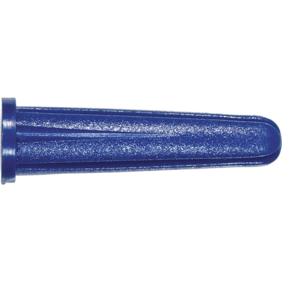 The Hillman Group 370336 Blue Conical Plastic Anchor, 6-8 X 3/4-Inch, 100-Pack