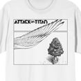 thumbnail image 2 of Attack On Titan Women Under Tree Manga Art Adult White Crew Neck Short Sleeve T-shirt-6XL, 2 of 3