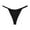 Black, variant on Low Rise Thin Belt Thong for Women Seamless Sports Fitness Panties Breathable No Show Underwear with Shine Waistband Invisible Under Yoga Pants Multipack S-XL, E,M