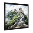 thumbnail image 2 of Designart "Serenity of Great Wall of China II" People Framed Wall Art Decor - Global Grey China Art Hallway Framed Wall Art Decor, 2 of 6