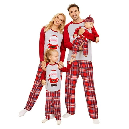 

Viworld Family Matching Christmas Pajamas Set Sleepwear Matching Holiday PJ s for Family