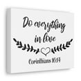 thumbnail image 6 of Scripture Walls  Do Everything In Love Corinthians 16:14 Bible Verse Canvas Christian Wall Art Ready To Hang Unframed, 6 of 17