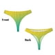 thumbnail image 3 of Fotbe Teal To Yellow Gradient Tanga Sin Costuras para Mujer con Estampado – Panties Invisibles, Transpirables y Cómodos para Uso Diario-Large, 3 of 6