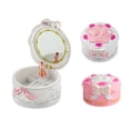 thumbnail image 3 of HomeholidayChildren Dancing Girl Musical Boxes Toy Rotating Doll Performing Ballet Birthday Gift Wedding Decoration Sound Toy, 3 of 8