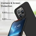thumbnail image 2 of X-level iPhone 13 Pro Max Case Ultra-Thin Slim Fit [Guardian Series] Phone Cases Soft Flexible TPU Matte Finish Coating Light Protective Back Cover for iPhone 13 Pro Max - Black, 2 of 7