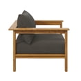 thumbnail image 2 of Modway Wren Ensemble de 2 Fauteuils de Patio Extérieur, Gris Foncé, 2 of 10