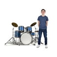 thumbnail image 4 of Advanced Graphics 5205 37 x 63 in. Drum Set Life-Size Cardboard Cutout, 4 of 5