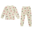 thumbnail image 4 of FAOWME Child Boys Girls Cotton Blend Outfit Sets Long Sleeve Tops With Long Pants 2 Piece Clothes Sets Classic O-Neck Dailywear, 4 of 7