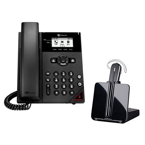 Polycom VVX 150 Business VoIP Phone w/ Plantronics CS540 ...