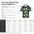 thumbnail image 6 of Haiem Tropical Fruit Printed Hawaiian Shirt for Men - Men’s Casual Beach Summer Shirts - Stretch Fabric with Modern Fit-XX-Large, 6 of 7
