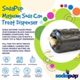 thumbnail image 3 of Dispensador de golosinas para perros y juguete masticable SodaPup Magnum SodaPup Soda Lata, 3 of 9