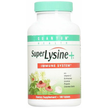 Quantum SuperLysine+ Supports Immune Health, Odorless Garlic, 180ct, 2-Pack