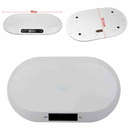 FOGGBET Digital Electronic Scale Veterinary Animal Weight Pet Dog Cat Weighing 44lb/20kg