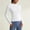 White, variant on Women's Cropped Lightweight Stretchy Running Track Jackets Full Zip Slim Fit Athletic Tops with Thumb Holes