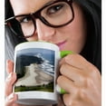 thumbnail image 2 of 3drose, Beach, Salmon River, Cascade Head, Oregon, Usa - Us38 Jwi0566 - Jamie and Judy Wild, 11oz Two-tone Green Mug, 2 of 6