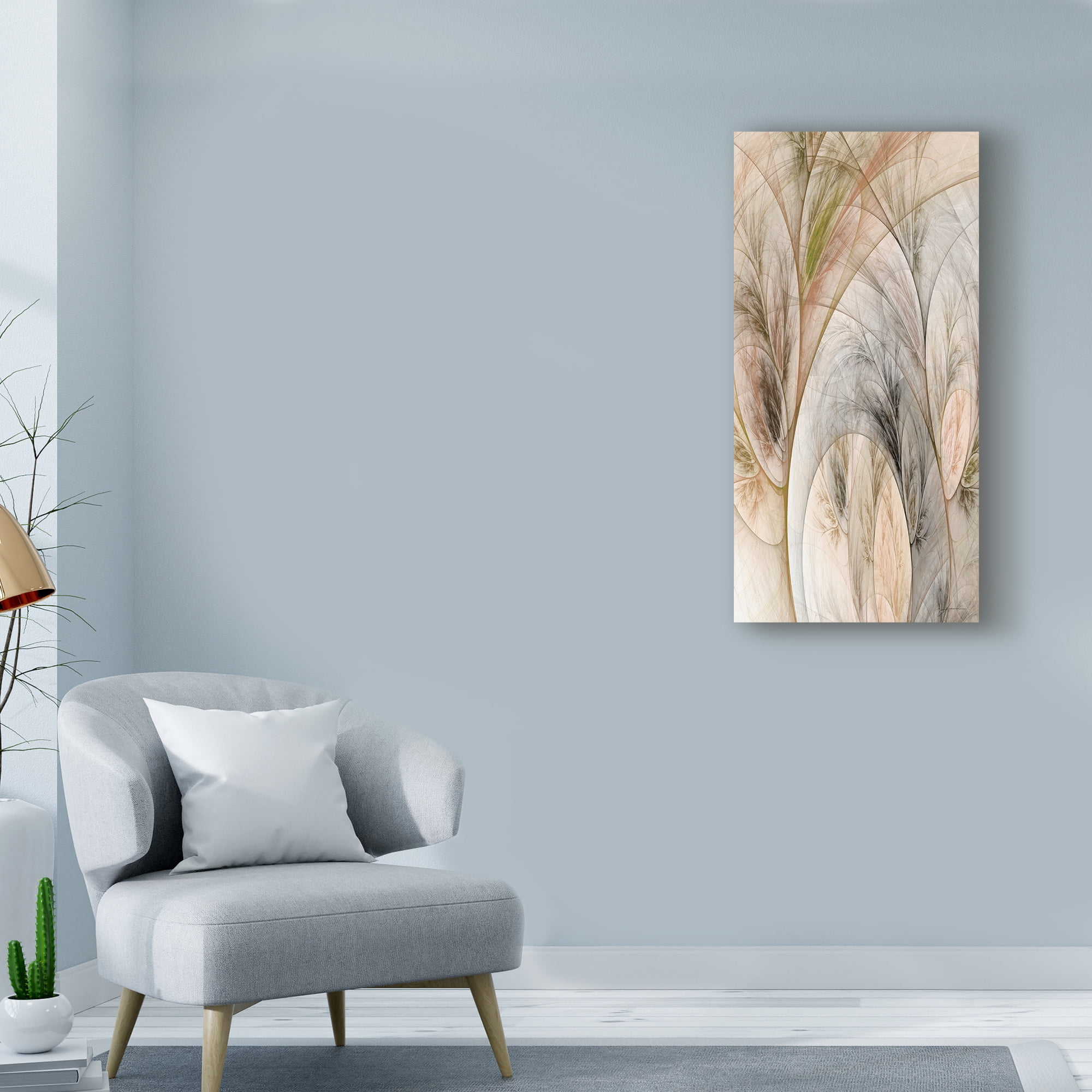 Trademark Fine Art 'Fractal Grass I' Canvas Art by James Burghardt