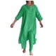 thumbnail image 1 of Traje de dos piezas de moda 2025 para mujer: top de manga larga irregular y pantalones de pierna ancha. Conjunto informal de estilo oriental., 1 of 5