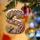 thumbnail image 4 of Uuiauoio 26 Gingerbread Alphabet Ornaments, Letters Christmas Ornament, 26 Initial Candy Cane Letter Pendant with Berries Pattern, Xmas Hanging Alphabet Letters for Christmas Tree Craft(S), 4 of 5