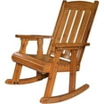 thumbnail image 4 of Innovaze Wooden Patio Rocking Chair,Solid Fir Wood,Heavy Duty 600LBS, for Outdoor or Indoor (Teak Tone, 2-pack), 4 of 8