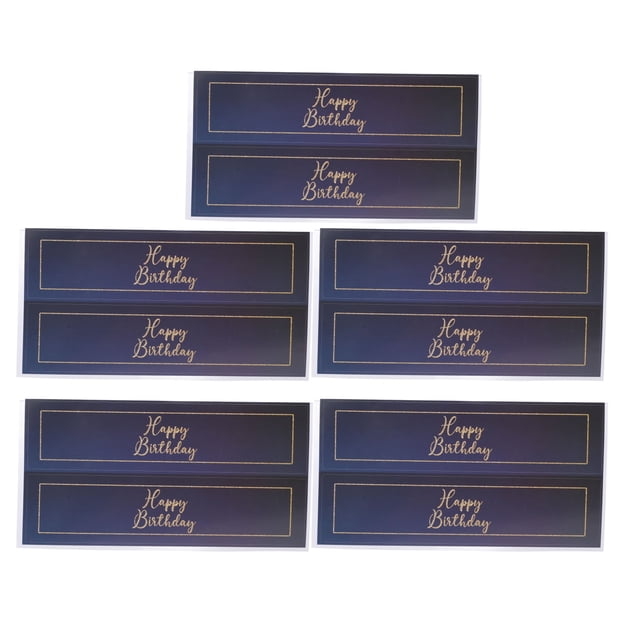 Water Bottle Labels, Self Adhesive 5 Pcs Custom Bottle Labels For Student Birthday Party For Wedding