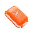 thumbnail image 1 of EeaseCA Double Layer 8 Compartments Pill Box Portable Plastic Pills Medicine Storage Case Box Container (Orange), 1 of 8