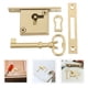 thumbnail image 4 of 1 Juego de cerradura para puerta de gabinete, cerradura Vintage y cerraduras para cajones de tocador, cerraduras para cajones, cerraduras para armarios, cerraduras para armarios de cocina, 4 of 7