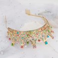 thumbnail image 2 of Tiaras para mujer Coronas para mujer Tiaras y coronas para mujer Reina Corona Princesa Tiara para niñas Diamantes de imitación Fiesta Damas de honor Boda Disfraz de Halloween Regalo de cosplay ShuxiuWang 1327537025344, 2 of 5