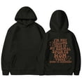 thumbnail image 1 of WEAIXIMIUNG Fall Sweatshirt Women's Baseball Letter Slogan Printed Pocket Drawstring Printed Hoodie, 1 of 4