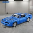 thumbnail image 1 of Simualtion 1:36 Pontiac Firebird Alloy Sports Car Model Diecast Metal Toy Vehicles Childrens Toy Collection miniature voiture Blue, 1 of 5