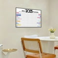 thumbnail image 6 of 2025 Yearly Schedule Monthly Journal Large Planner Calendar - Big Note Sections, Durable & Stylish, Easy to Use for Task Planning, Perfect Wall Calendar for Home Office Organization Multicolor, 6 of 6