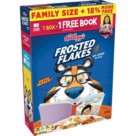 Kellogg's Frosted Flakes Original Cold Breakfast Cereal, 28.5 oz