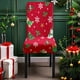 thumbnail image 4 of Fundas Elásticas para Sillas de Comedor Navideñas, Lavables y Protectoras, para Decoración Navideña, Fiestas y Fiestas., 4 of 6