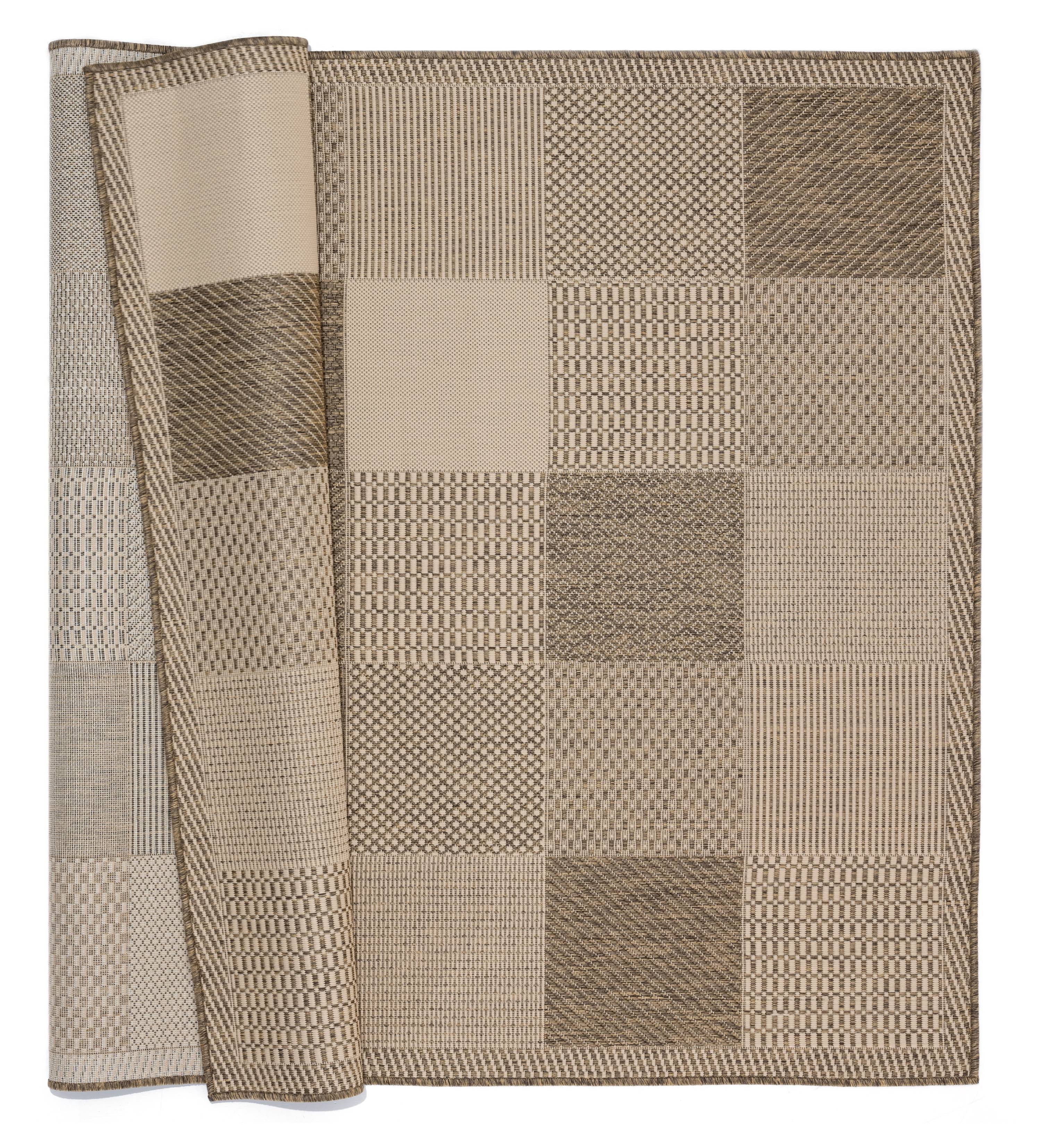 United Weavers Mali Dabeda Contemporary Geometric Area Rug, Brown, 7'10" x 10'6"