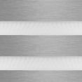 Lumi Blackout CordFree Zebra Blinds Fabric Roller 23" x72", Grey