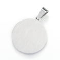 thumbnail image 2 of 1 pc Feng Shui 304 Stainless Steel Pendants Enamel Flat Round with Yin Yang Stainless Steel color 28.5x25.5x3mm Hole: 9.5x5mm Stainless Steel+Enamel, 2 of 3