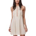 thumbnail image 1 of Free People Womens Wherever You Go Mini Vestido, Beige, 6, 1 of 1