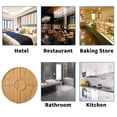 thumbnail image 4 of Plateau de Service Rond en Bois Décoratif pour Aliments, 4 of 5