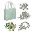 thumbnail image 2 of Charm Bracelet Making Kit, Small Portable Multi Purpose Jewelry Making Kit Easy To Use  For Party Game Green,Colorful,Pink K9, 2 of 8