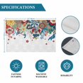 thumbnail image 6 of Bohemian Floral Placemats Set of 6, Retro Abstract Flowers Boho Ethnic Placemats for Dining Table, Place Mats for Kitchen Tabletop, Waterproof Wipeable Dining Table Mats Set, 6 of 9