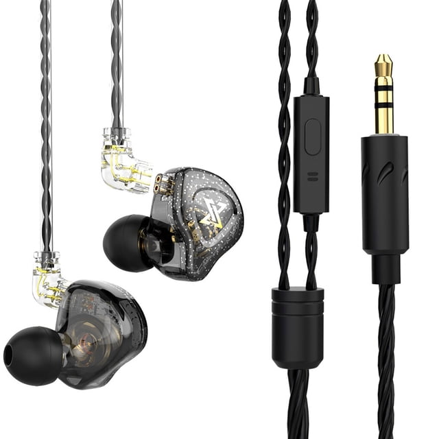 Moyic Auriculares AK6 MAX con controlador de cobre, auriculares con cable desmontables con micrófono, auriculares estéreo HiFi en la Cables de audio/vídeo No.05