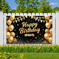 thumbnail image 6 of Yatrandify Decorative Design Happy Birthday Banner Colorful Balloons Celebration Banner for Birthday Party Celebration, 6 of 8
