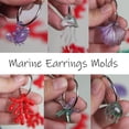 thumbnail image 3 of Flexible Silicone Jewelry Mould With Marine Life Pattern For Pendant Making Projects, 3 of 20