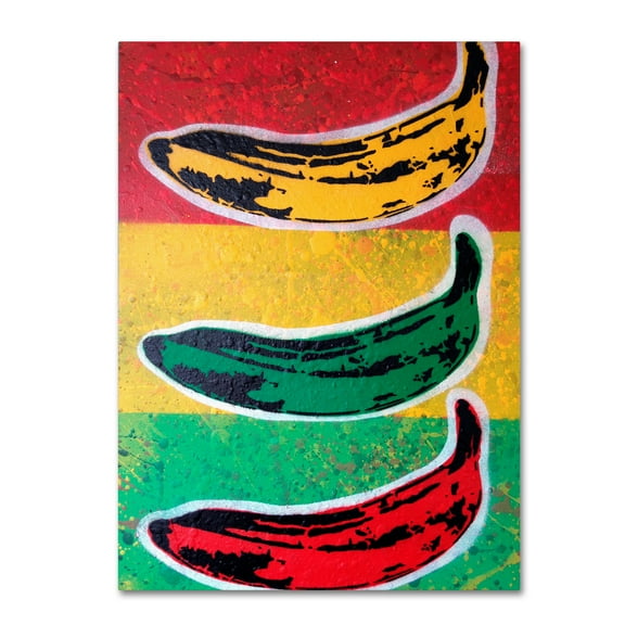 Trademark Fine Art 'Rasta Banana' Canvas Art by Abstract Graffiti
