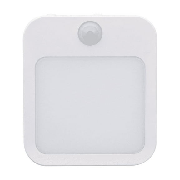 AZEQWV Motion-Sensor Night Light, 3-Pack Wireless Battery-Powered Night Lights, 20 Lumens Auto Switch for Hallways, Stairs, Bathrooms, and Kitchens - Features Both White and Warm Light Modes