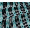 thumbnail image 5 of oneOone Viscose Jersey Fabric Stripe & Geometric Ikat Decor Fabric Printed BTY 60 Inch Wide, 5 of 5